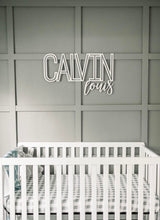 Load image into Gallery viewer, Mayer - Name Cutout - Laser Cut Wood Nursery Sign
