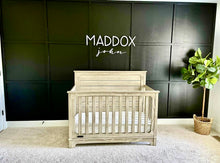 Load image into Gallery viewer, Maddox John - Name Cutout Set - Laser Cut Wood Nursery Sign
