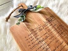 Load image into Gallery viewer, Engraved Recipe Cutting Board - Acacia
