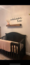 Load image into Gallery viewer, Addison Lee - Name Cutout - Laser Cut Wood Nursery Sign
