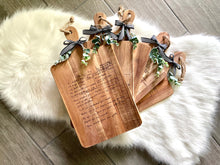 Load image into Gallery viewer, Engraved Recipe Cutting Board - Acacia
