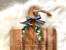 Load image into Gallery viewer, Engraved Recipe Cutting Board - Acacia
