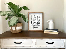 Load image into Gallery viewer, Handwritten Message - Framed Layered Wood Sign
