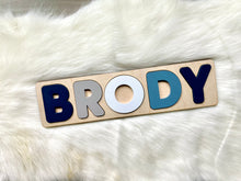 Load image into Gallery viewer, Brooks Wooden Name Puzzle Gift
