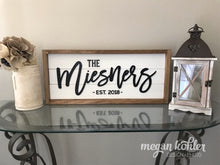 Load image into Gallery viewer, The Martins Framed Shiplap - Layered Wood Sign
