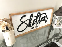 Load image into Gallery viewer, The Martins Framed Shiplap - Layered Wood Sign
