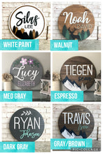 Load image into Gallery viewer, Kinsley - Name Cutout Set - Laser Cut Wood Nursery Sign
