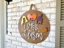 Load image into Gallery viewer, I Smell Children - Shiplap Door Hanger
